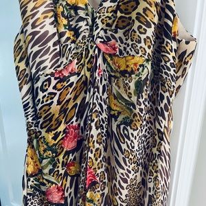 CHETTA B LEOPARD DRESS SIZE 12 so cute and sparkly 💫